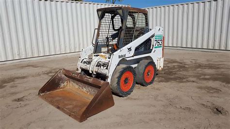 track for skid steer 753|used bobcat 753 for sale.